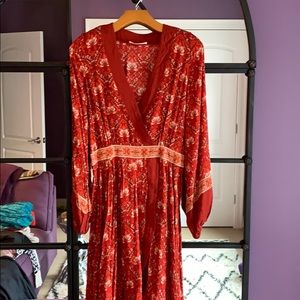 Spell&the Gypsy collective jewel soirée dress ruby